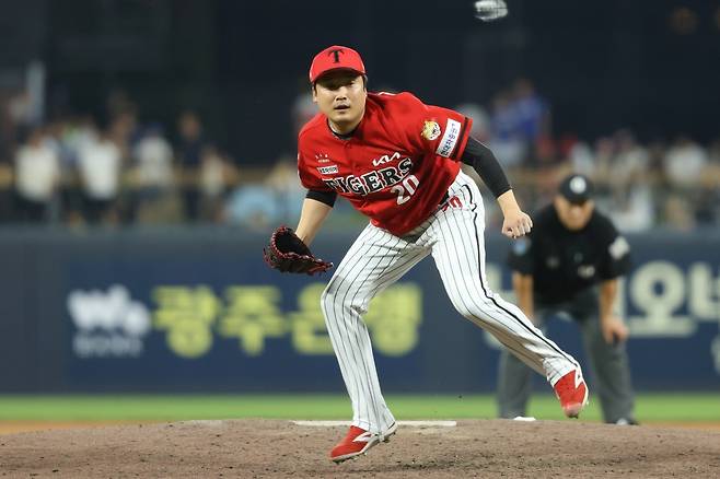 KIA 타이거즈 불펜 투수 이준영. /사진=KIA 타이거즈 제공