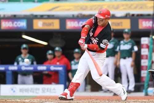 5회 최형우의 3점 홈런 [KIA 타이거즈 제공. 재판매 및 DB 금지]