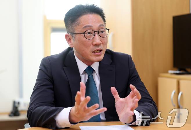 김하철 마포경찰서 형사2과장이 17일 서울 마포경찰서에서 뉴스1과 인터뷰를 하고 있다. ⓒ News1 김명섭 기자