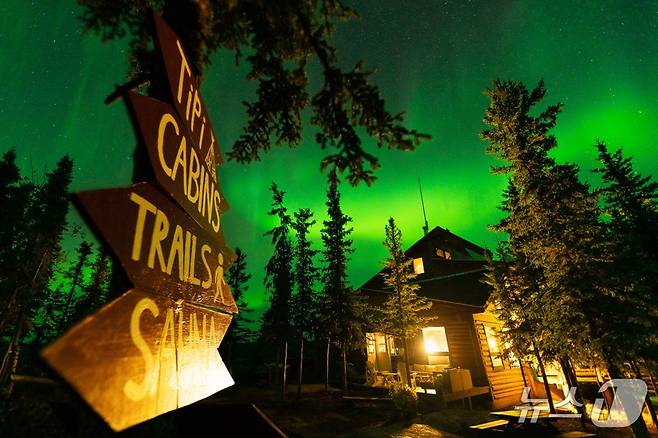 프라이빗한 롯지에서 즐기는 오로라(블래치포드 레이크 롯지 제공)