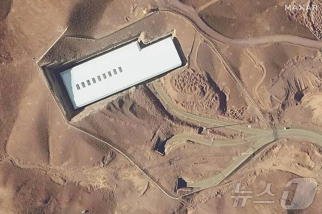 이란의 핵 시설인 포르도 위성 사진. 2025. 06. 18 ⓒ AFP=뉴스1 ⓒ News1 박우영 기자