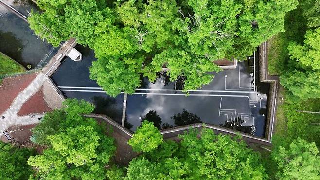 농심 백산수의 수원지인 백두산 '내두천'[사진제공=농심]