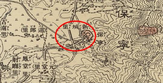 조선총독부박물관 지도(1916년)에 나온 신부용당이 살았던 보령 주포면 신성리. 문희순 문학박사·충청문화연구소 연구교수 제공