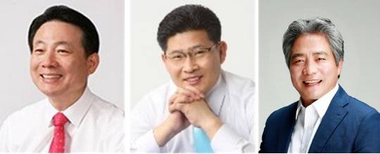 왼쪽부터 박찬우 전 국회의원, 정도희 천안시의원, 황종헌 충남도 정무수석. 대전일보DB