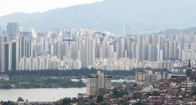 서울 남산에서 바라본 서울 아파트의 모습. ⓒ뉴시스