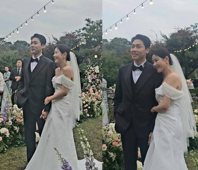 박하나와 김태술이 결혼식을 올렸다. 유수경 기자