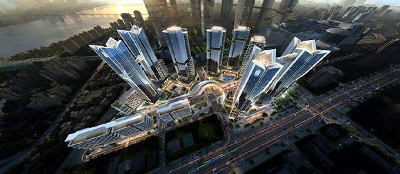 포스코이앤씨가 제안한 '오티에르 용산' 조감도. [사진=포스코이앤씨]