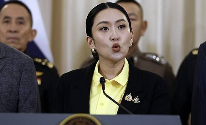 패통탄 친나왓 태국 총리. [사진=EPA/연합뉴스 제공]