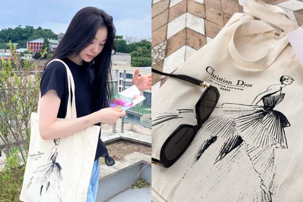 '피겨 여왕' 김연아가 든 에코백에 많은 관심이 쏠리고 있다. /사진=김연아 인스타그램