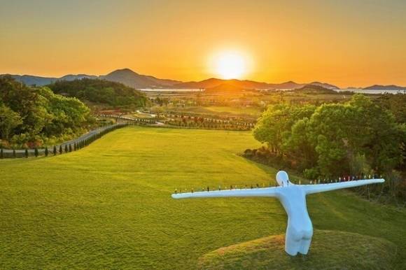 산이정원 전경. 전남도 제공