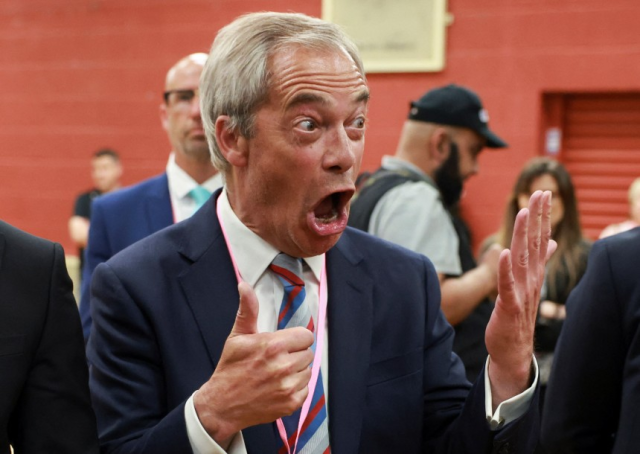 영국개혁당 대표 나이절 패라지, 로이터연합뉴스