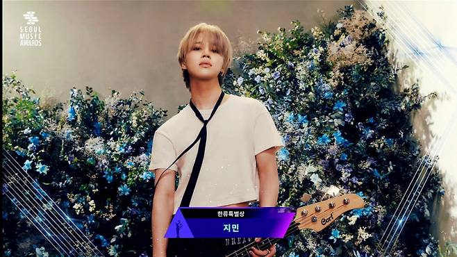 'K팝 킹' 화려한 귀환..방탄소년단 지민, 서울가요대상 한류특별상 수상