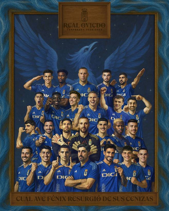 레알 오비에도 승격 포스터. /사진=레알 오비에도 공식 사회관계망서비스(SNS)