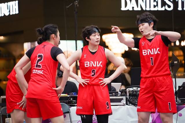 부산 BNK 선수들. /사진=WKBL 제공