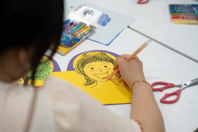 국립농업박물관에서 진행되는 정읍 농촌교육 '농촌을 품은 작은 책' 체험 진행 장면. 사진=국립농업박물관