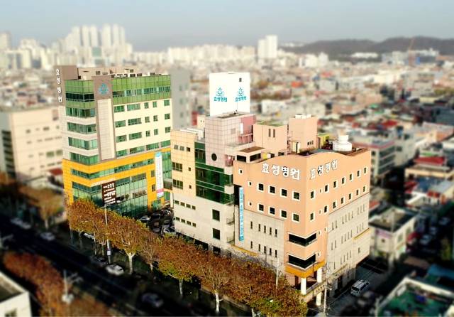 효성병원 전경. 경동의료재단 효성병원 제공.