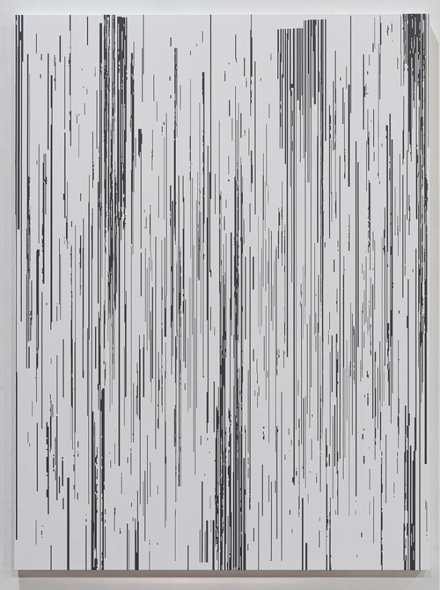 박종규, 수직적 시간 Vertical Time, 2025, Acrylic paint on canvas, 200×150cm