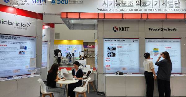 대구가톨릭대가 시기능 보조기기 산업 육성 사업의 성과를 대내외에 알리고, 글로벌 시장 진출을 위한 2단계 사업에 본격 착수했다. 메디엑스코 참가. 대구가톨릭대.