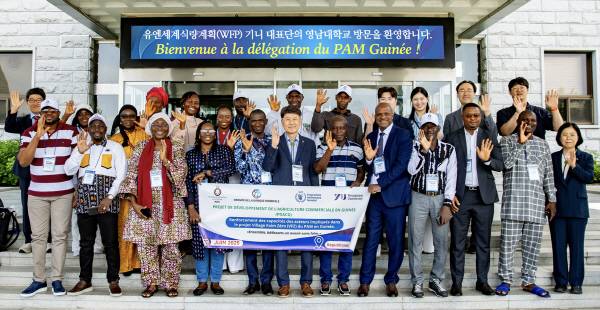 아프리카 기니 연수단이 새마을학의 본고장인 영남대학교를 찾았다. 영남대.