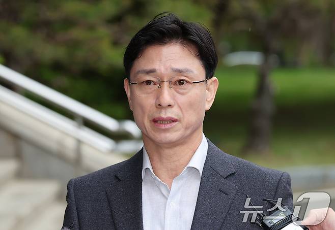 해병대원 순직사건에서 업무상과실치사 혐의를 받는  임성근 전 해병대1사단장. 2025.5.9/뉴스1 ⓒ News1 장수영 기자