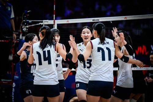 한국 여자배구 대표팀. ⓒFIVB