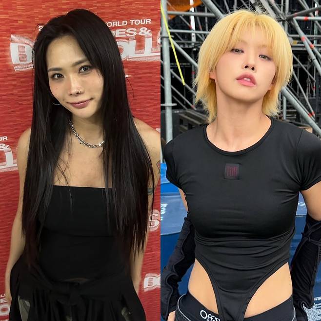 사진=허니제이, 아이키 SNS