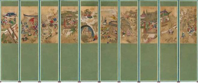 '구운몽도 병풍'