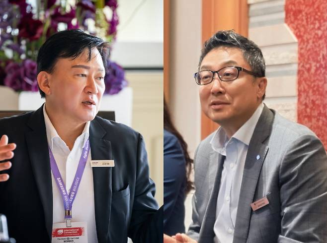 존림 삼성바이오로직스 대표이사, 박제임스 롯데바이오로직스 대표이사. /각 사