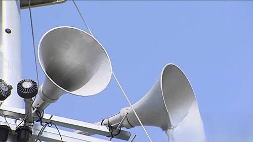 확성기. 연합뉴스