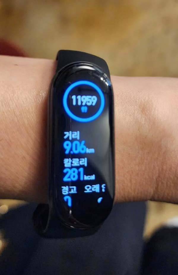 한혜연이 인증한 러닝 기록./사진=한혜연 인스타그램 캡처