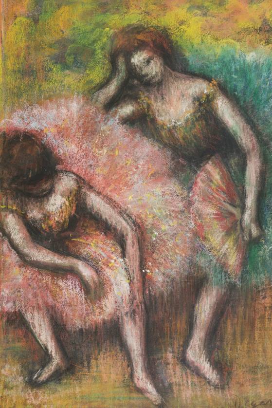 발레리나 몸의 움직임과 왜곡을 관찰하고 해부학적 구조를 묘사하는 것을 좋아했던 에드가 드가의 작품. ⓒ Johannesburg Art Gallery, Johannesburg