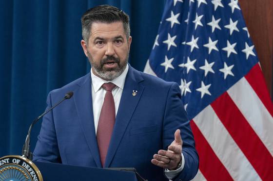 숀 파넬 미 국방부 대변인. AP=연합뉴스