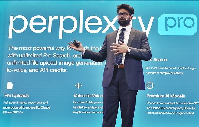 아라빈드 스리니바스 퍼플렉시티 CEO(최고경영자) / 사진=연합뉴스