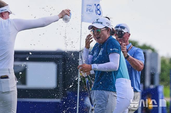 [프리스코=AP/뉴시스]호주 교포 이민지, 메이저 3승. 2025.06.22.