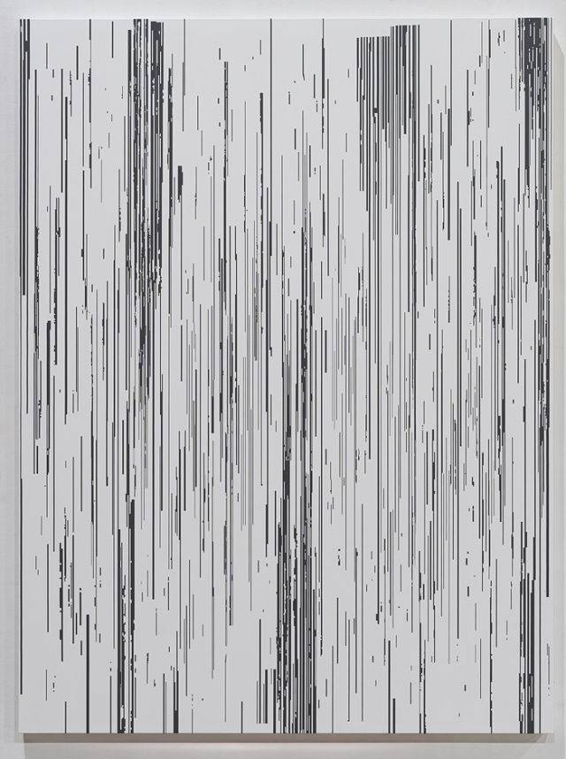박종규, 수직적 시간 Vertical Time, 2025, Acrylic paint on canvas, 200×150cm *재판매 및 DB 금지