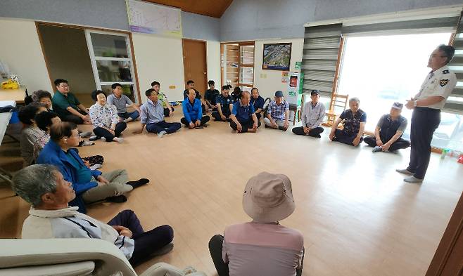찾아가는 3심 실천 간담회. 고흥경찰서 제공