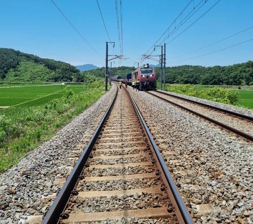 ▲해당 화물열차 ⓒ전북소방본부