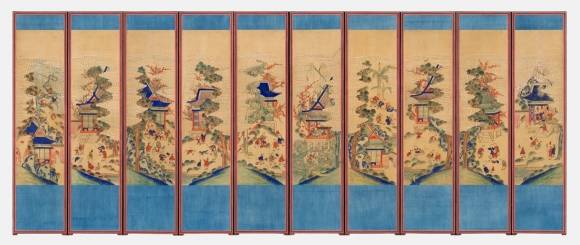 백동자도 병풍. 대표적 길상화다. 국가유산청 제공