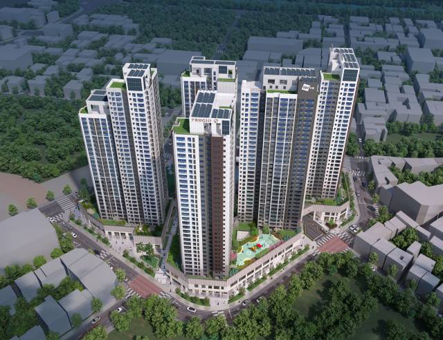 리버센트 푸르지오 위브 조감도. 사진 제공=대우건설