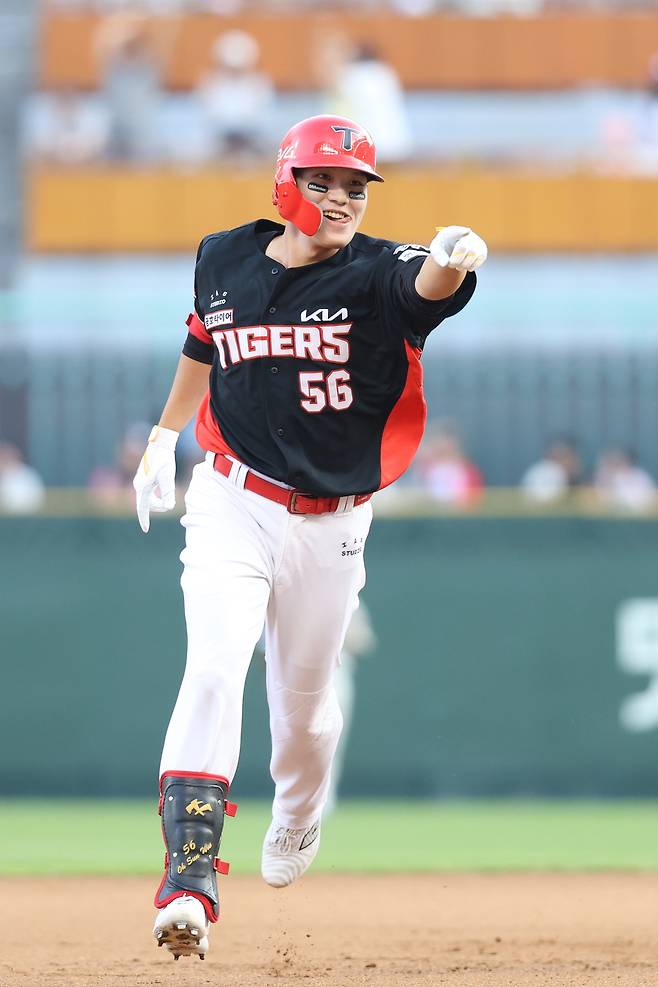 KIA 오선우. KIA 타이거즈