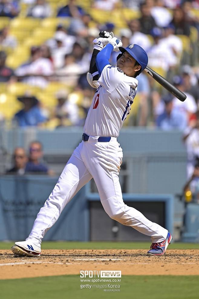 ▲ 투수와 타자로 모두 나섰다. 오타니 쇼헤이에게 바쁜 하루였다.