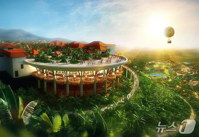 정글리아 오키나와 전경(재팬 엔터테인먼트 제공)