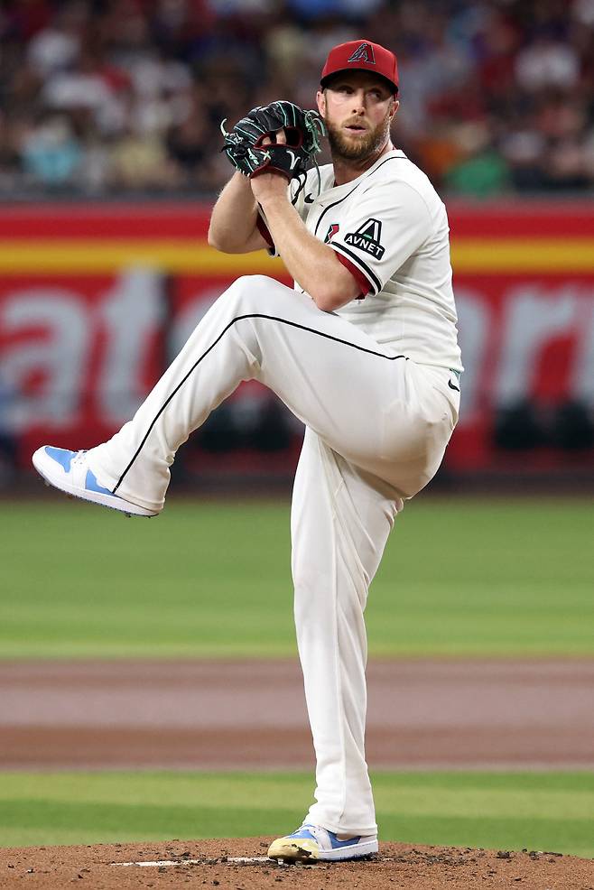 애리조나 다이아몬드백스 메릴 켈리가 트레이드 시장에서 각광받을 후보로 떠오르고 있다. AFP연합뉴스