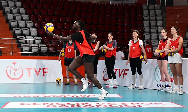 2025 외국인 선수 트라이아웃 현장. 사진=KOVO