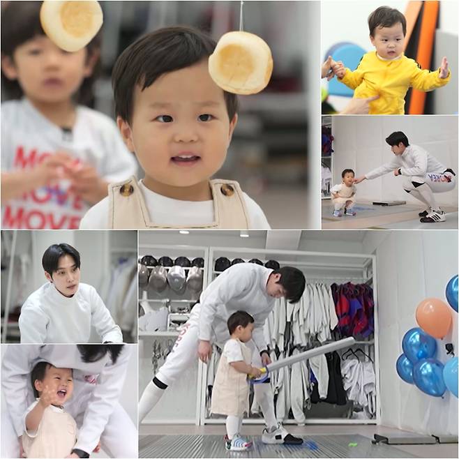 ‘슈퍼맨이 돌아왔다’ 김준호 子 정우, 상위 1% 국대 DNA (KBS2 ‘슈돌’)