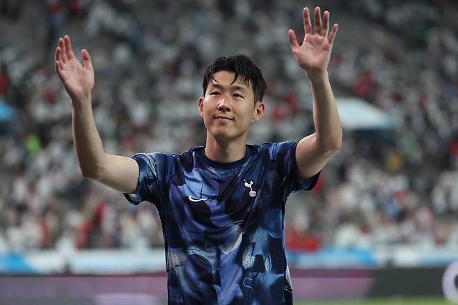 지난해 쿠팡플레이시리즈 일정으로 방한한 손흥민. /뉴스1