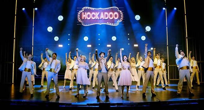 인종차별이 만연했던 1950년대 미국 남부에서 흑인 가수와 백인 DJ의 꿈과 사랑을 그린 뮤지컬 ‘멤피스’. 쇼노트 제공