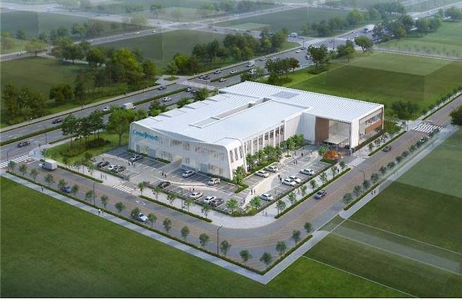 코웰메디 제2공장 조감도 부산시 제공