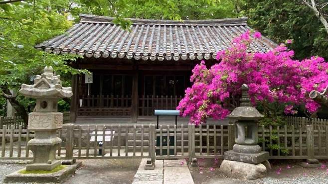 해체하기 전 관월당 모습 (사진, 국가유산청)