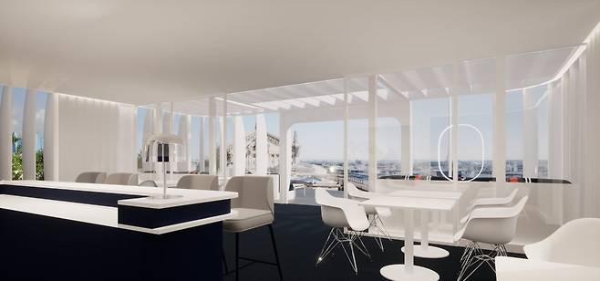 에어프랑스가 갤러리 라파예트 백화점에서 루프탑 팝업 레스토랑을 운영한다. 사진=에어프랑스